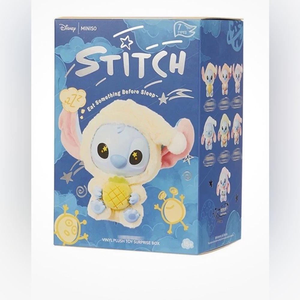 Disney Stitch Eat Something Before Sleep Series Blind Box 100% Authentic